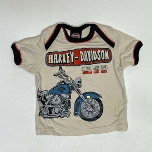 Harley Davidson Baby Shirt Size 3-6M